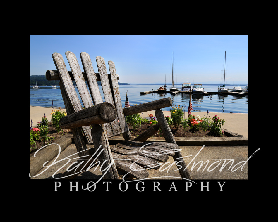 "Lake Champlain" 5x7 print mounted on a black 8x10 acid-free matte for $25 with free shipping within the U.S.  (Kathy Eastmond's signature will replace the copyright logo)