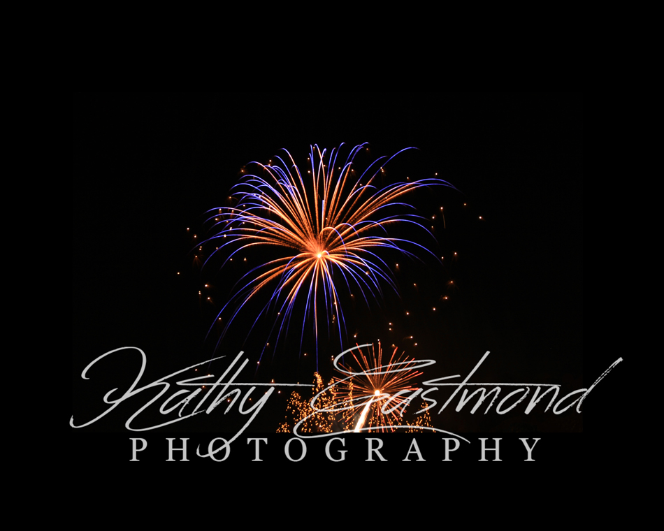 "Fireworks" 5x7 print mounted on a black 8x10 acid-free matte for $25 with free shipping within the U.S.  (Kathy Eastmond's signature will replace the copyright  logo )