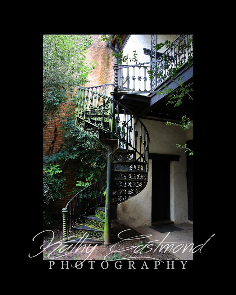 "Staircase" 5x7 print mounted on a black 8x10 acid-free matte for $25 with free shipping within the U.S.  (Kathy Eastmond's signature will replace the copyright  logo )